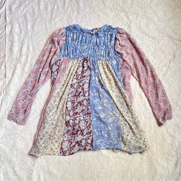 Free People Merrie Mix print tunic - Picture 2 of 9